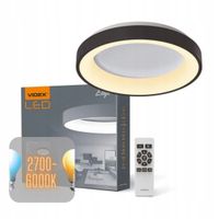 2 x Elegancka Lampa sufitowa plafon okrągły LED 72W 45cm ŚCIEMNIACZ+PILOT