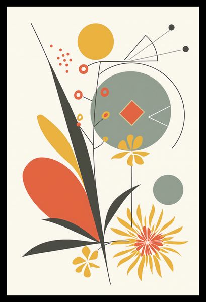 Plakat 30x45cm Geometryczny Ogród zdjęcie 2