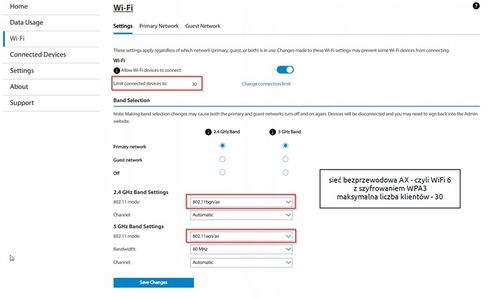Inseego Domowy Biurowy Router 5G 4G LTE z agregacją WiFi 6 AX WPA3 OpenVPN na Arena.pl