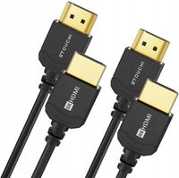 Kabel HDMI 2.1 8K kable przewód monitor telewizor szybki 120Hz 1 m 2 szt.