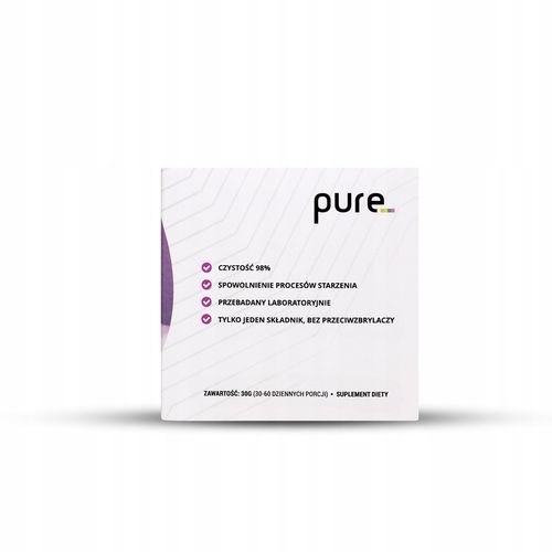 PURE RESWERATROL, 98% czystości, proszek 100 gram na Arena.pl