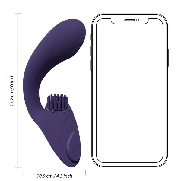 Gen - Rechargeable Triple Action G-Spot Vibrator With Pulse Wave zdjęcie 12