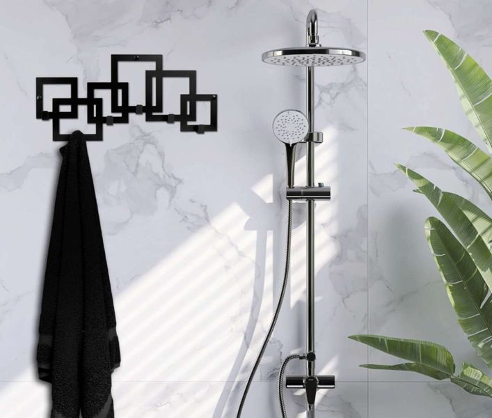 Wieszak ścienny KARDUS czarny zdjęcie 3