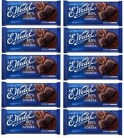 Czekolada gorzka 80% MOCNO GORZKA E.Wedel 80 g x 10 sztuk