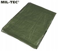 Płachta biwakowa plandeka tarp ochronna survivalowa Mil-Tec Olive 1,9x3 m
