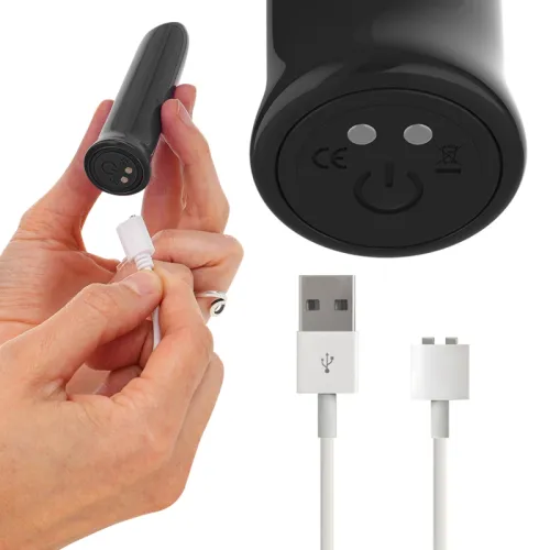 intense todrick bullet czarny - kompaktowy model z 10 trybami wibracji na Arena.pl