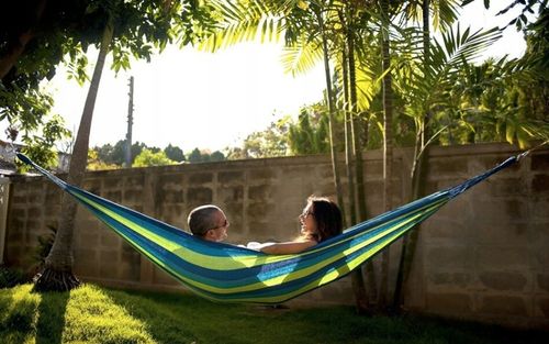 DUŻY MOCNY XXL HAMAK 1-OSOBOWY 200x80 200kg na Arena.pl