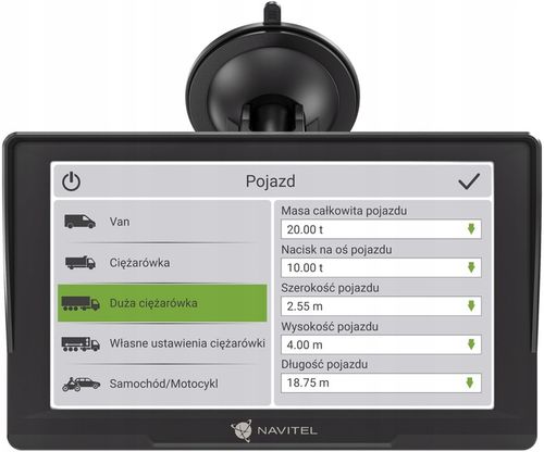 NAWIGACJA SAMOCHODOWA NAVITEL E777 DLA CIĘŻARÓWEK TIR TRUCK 7" EUROPA na Arena.pl