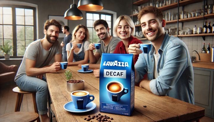 Lavazza CAFFE LAVAZZA 250 DEK niebieska zdjęcie 2