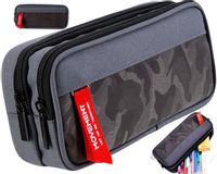 Komorowy Szkolny Piórnik Saszetka Wielofunkcyjny