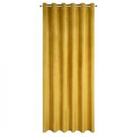 Zasłona na przelotkach MELANIE 215x250 musztardowa