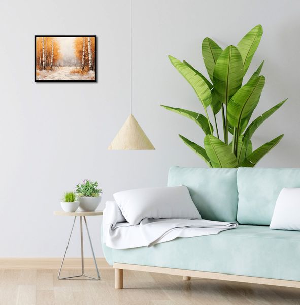 Plakat 40x30cm Jesienne Brzozy zdjęcie 4