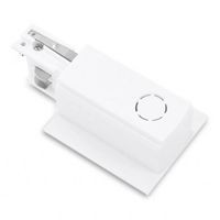 Zasilanie końcowe podtynkowe Track AZ4309 do 3-faz szyny 230V białe lewe