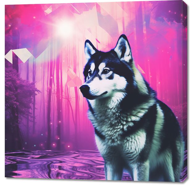 Obraz 100x100cm Wilczy Duch zdjęcie 1