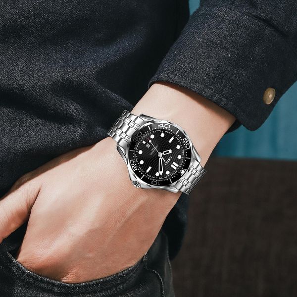 zegarek męski skmei 9276sisibk + box zdjęcie 5