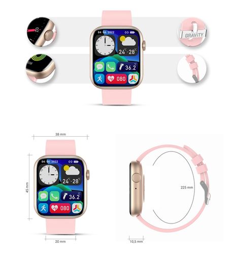 Smartwatch Damski Gravity GT3-1 na Arena.pl