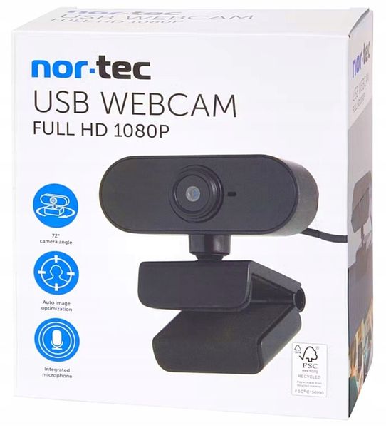 Kamera internetowa Nor-Tec USB WEBCAM 2 MP Full HD 1080P zdjęcie 5