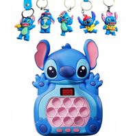 POP IT ZRĘCZNOŚCIOWA GRA ELEKTRYCZNA KONSOLA LILO STICH POPIT+ BRELOK 3D