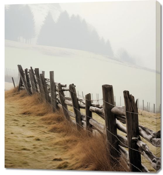 Obraz 90x100cm Spowity Mgłą zdjęcie 1