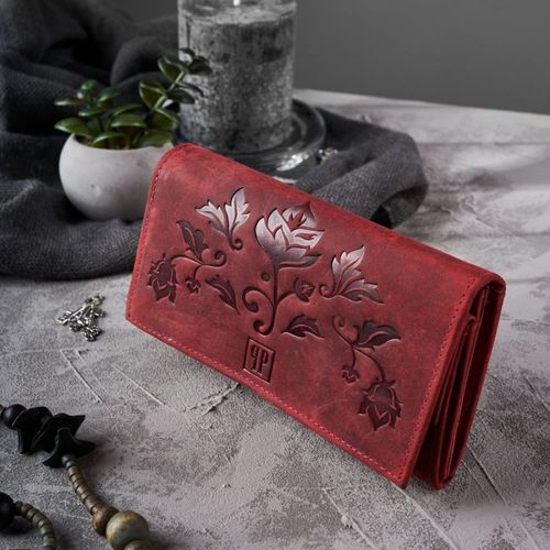 zestaw prezentowy dla niej portfel damski skórzany t-44-rd i etui t-51-rd na Arena.pl