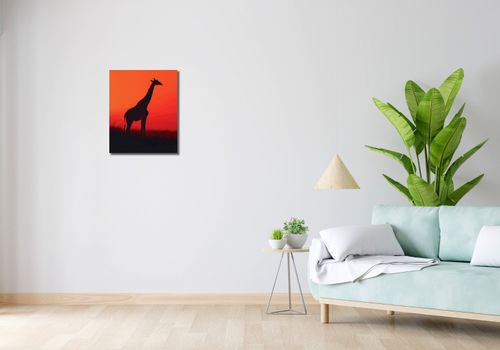 Obraz 40x50cm Żyrafa w Czerni na Arena.pl