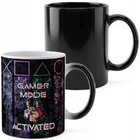 KUBEK MAGICZNY 330ML DRUK - GAMER GAMEPAD GAMBLING GRY