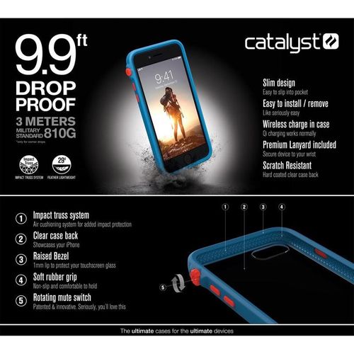 Catalyst Impact Protection Case - Pancerne etui iPhone 8 / 7 (Blueridge/Sunset) na Arena.pl