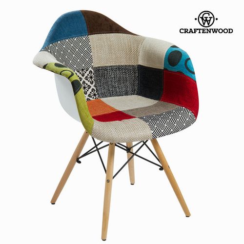 Krzesło pp patchwork by Craftenwood na Arena.pl