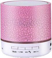 Mini głośnik Bluetooth bezprzewodowy stereo 3W róż