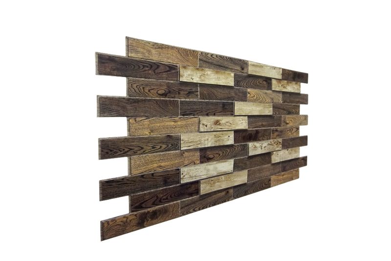 Panele Ścienne 3D PCV Drewno Ciemne OLD TREE zdjęcie 3