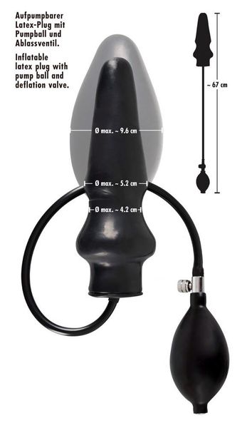 Latex Plug Inflatable zdjęcie 5