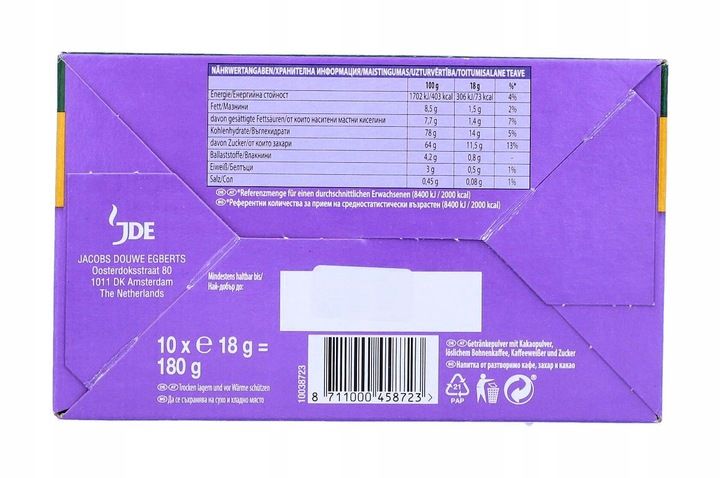 Jacobs Milka 3 in 1 10 szt. zdjęcie 10