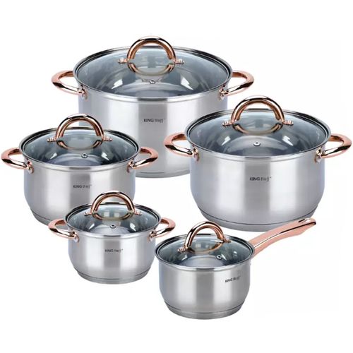 ZESTAW GARNKÓW 10 ELEMENTÓW KINGHOFF KH-1764 na Arena.pl