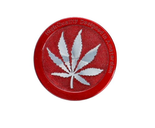 Czerwony Grinder Młynek do Tytoniu Crusher Metalowy Chillout Smoke na Arena.pl