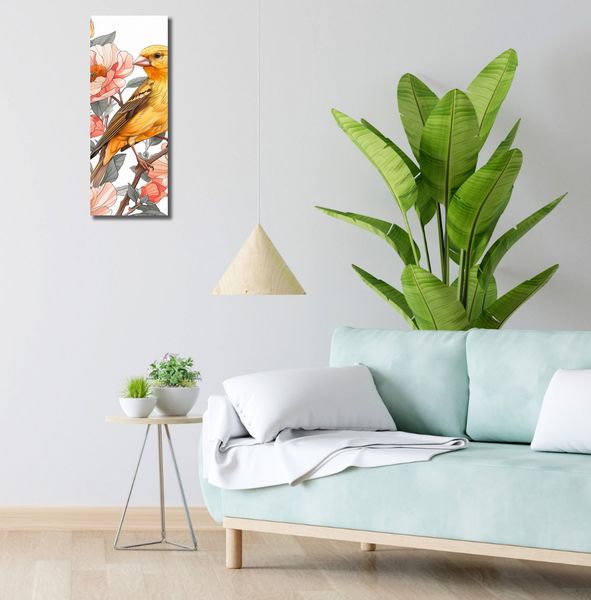 Obraz 20x60cm Wiosenny Śpiewaczek zdjęcie 2