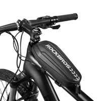 torba rowerowa mocowana na kierownicę lub ramę 3l b62-1 - czarna