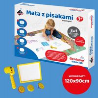 Askato Magiczna MATA z pisakami wodnymi 2w1 do malowania 120x90 cm