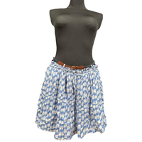 Spódnica Damska Midi Modal Casual Elegancka Niebieski Rozmiar M Lato