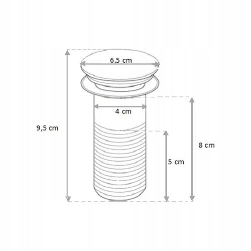 MEXEN SYFON UMYWALKOWY CHROM + KOREK KLIK-KLAK na Arena.pl