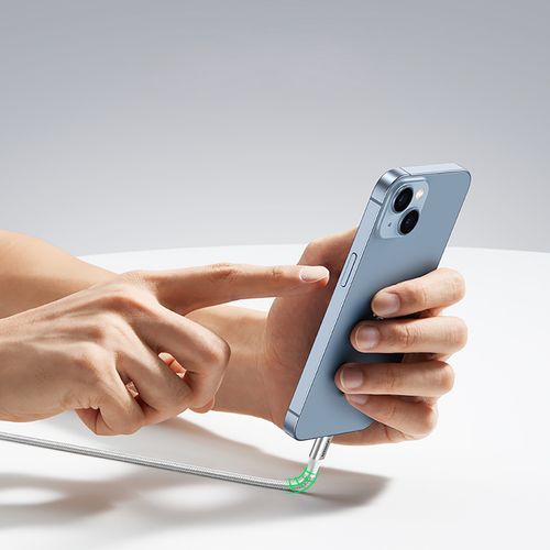 kabel przewód usb-c - iphone lightning mfi 1m - srebrny na Arena.pl
