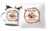 Zestaw Dla Mamy Poduszka + Kubek Prezent Z Nadrukiem Ze Zdjęciem