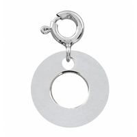 SREBRNY CHARMS KÓŁKO Z DZIURKĄ SREBRO PRÓBY 925