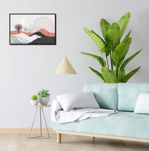 Plakat 60x40cm Półcień Widoku na Arena.pl