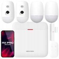 Zestaw Alarmowy Hikvision AX Pro WiFi 2x PIRCAM + 1x Czujka PIR Aplikacja
