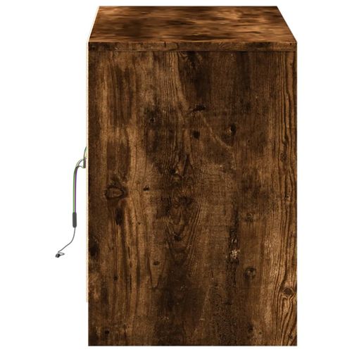 Szafka pod TV z LED, przydymiony dąb, 100x34x50 cm na Arena.pl