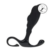 masażer prostaty silikonowy levelz s czarny 10 cm