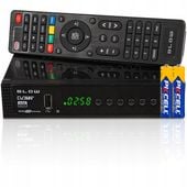 TUNER DEKODER DVB-T2 TV NAZIEMNEJ H.265 HEVC FULL HD USB HDMI BATERIE
