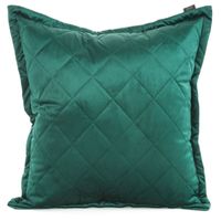 POSZEWKA PIKOWANA WELUR VELVET 60X60 CM ZIELONA