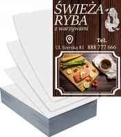 Ulotki A6 1000szt reklamowe firmowe ŚWIEŻA RYBA duży wybór różne wzory