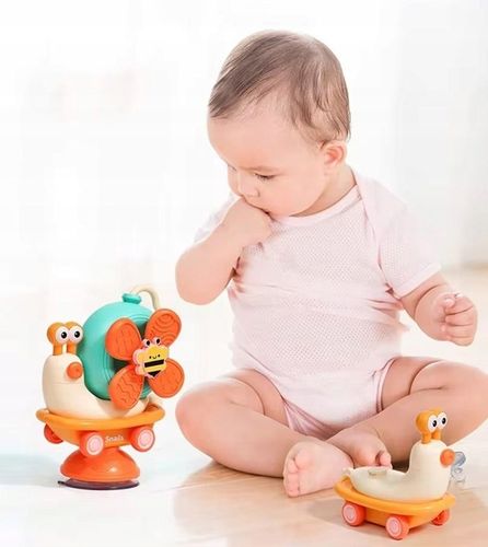 Ślimak Sensoryczny Jeżdżący 4w1 Spinner z Przyssawką dla Dzieci na Arena.pl